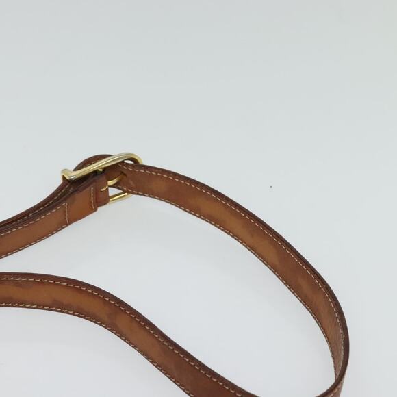 CELINE Macadam Canvas Shoulder Bag Pvc Leather Brown Gold - Picture 8 of 12